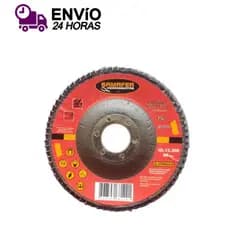 Disco De Lixa Flap Para Lixadeira 4.1/2 Samafer Unitário Utilizado em Madeira e Ferro