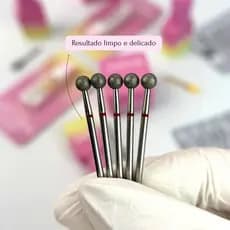 Broca Esférica Bolinha Zarya (Vermelha)