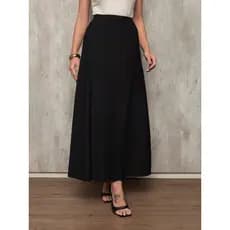 Saia Feminina Longa com bolso - Moda evangelica Saia Longa marrant