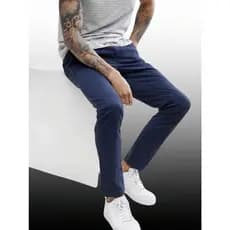 Calça Alfaiataria Sarja Masculina Esporte Fino