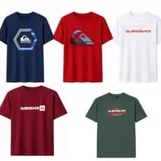 Kit 2 Camisetas Quiksilver estampas sortidas 100% algodão promoção
