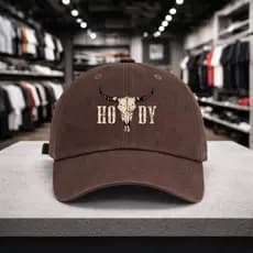 Boné Hody Texas Country Aba Curva Unissex Ajustável Tecido Premium Básico Confortável Versátil Uso Diário Tendência