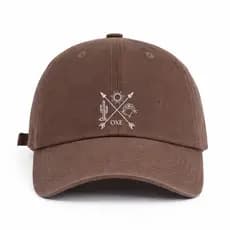 Boné Unissex Estampado Desenhos Símbolos Nordestinos Cacto Sol Chapéu Oxe Frase Country Fazendas Casual Ajustável Básico