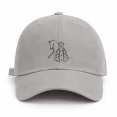 Boné Unissex Desenho Country Cavalo Nossa Senhora Religioso Roça Fazenda Chapéu Colorido Casual Básico Premium Aba Curva