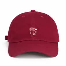 Boné Estampado Desenho Tesouros Tropicais Arvores Praia Calor/Verão Sol Chapéu Casual Básico Estilo Premium Ajustável