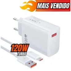 Carregador Turbo 120w para  67w Power Moto Usb Tipo C
