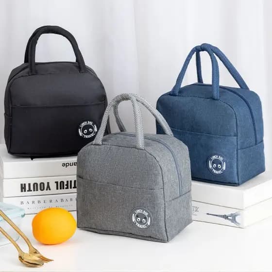 Kit 50 Bolsas Térmicas Portátil Lancheira Térmica Marmita Viagem