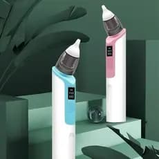 Aspirador Nasal Recarregável Para Bebês Silicone Ajustável Sucção Elétrica Crianças