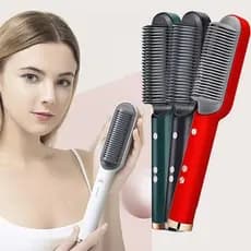 Escova Alisadora 5 Em 1 Temperatura Ajustável Bivolt 110/220 Escova Elétrica Alisadora Secador Chapinha de Cabelos Escova Secadora Tipo TAIFF escova 5 em 1 qualidade premium TOP  Escova Alisadora 5 Em 1 Temperatura Ajustável Bivolt Full Escova Alisadora D