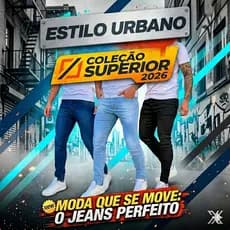 Kit 3 Calças Jeans Skinny MASCULINA Com Lycra-Moda 2026 Super PROMOÇÃO