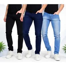 Kit Calças Jeans Masculino Básica Para Trabalho