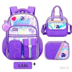 Bolsa de ombro de três peças para viagem Mochila de senhora Mochila de estudante Mochilas de grande capacidade