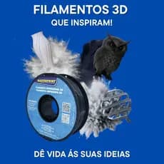 Filamento PLA, PETG e ABS PREMIUM -1kg para Impressora 3D FDM - 1,75mm