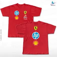 Nova Camiseta Maranello Spons 2025 100% Algodão e Dry-fit