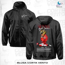 Corta Vento Magic Car - MP4/4 1988 Frente e verso unissex