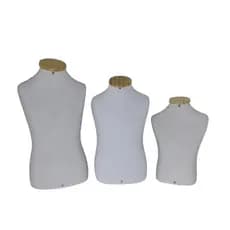 Busto INFANTIL FORRADO branco