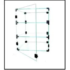 Baleiro ou vitrine COM PORTA Expositor Em Vidro 0,30 X 0,30 X 0,40