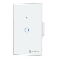 Interruptor Inteligente Wi-fi 4x2 Kuanttum Tecla Touch Automação Tuya e Smart Life Compatível Alexa