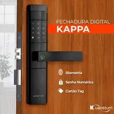 Fechadura Digital Biométrica Eletrônica Kuanttum Kappa