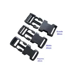 Kit 10 Fecho Engate Rápido Plástico Para Mochilas Bolsas Coleiras – 20mm 25mm 30mm
