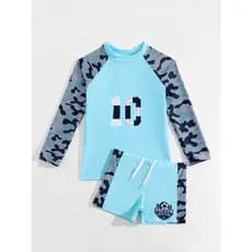 WD VEST CONJUNTO INFANTIL MASCULINO ESTAMPA CAMISA DE FUTEBOL MANGA LONGA - I3091