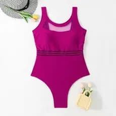 WD VEST Maiô Roxo Elegante com Detalhe em Tule – Conforto e Estilo para Todos os Momentos 2024 XX523