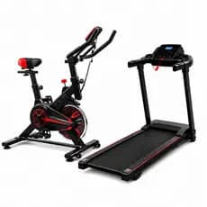KIT CARDIO AHEAD SPORTS – ESTEIRA + BIKE SPINNING | Treino Completo em Casa