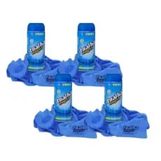 Kit 4 Toalhas Mágica Multiuso Absorve Água Limpa Seca Carro