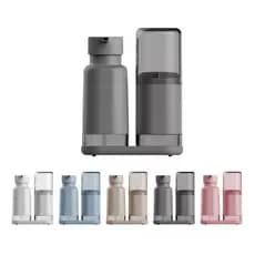 Conjunto De Banheiro Porta Escovas Dispenser Sabonete Líquido Ou Dual