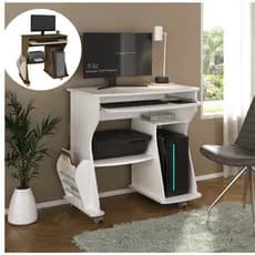 Escrivaninha Compacta Mesa Computador Impressora 160 Artely