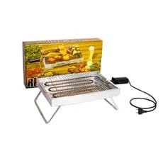 Churrasqueira Elétrica de Mesa Rizzogrill 1 Gourmet Antifumaça e Bandeja Aluminio  110V 220V - Rizzoflon