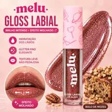 Lip Gloss Melu By Ruby Rose RR8235 - Com Brilho