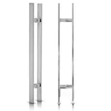 Puxador Inox Branco tamanho 100x80