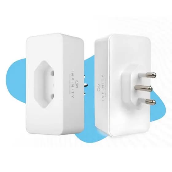 Tomada Inteligente Smart Plug Bivolt 10a Infinity Blumenau Original Envio Imediato
