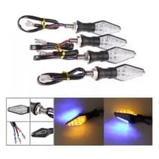 Kit Piscas Setas Moto Led Universal Titan Fazer Cb300r Z300 Ninja 250r Envio Imediato