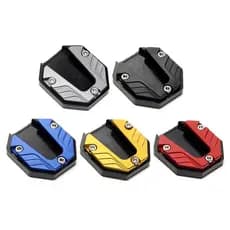 Motocicleta kickstand Extensor Pé Suporte Lateral Almofada Placa De Extensão Bicicleta