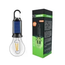 Lâmpada LED Solar Lanterna Portátil Prova D'água Recarregável 3 Modos