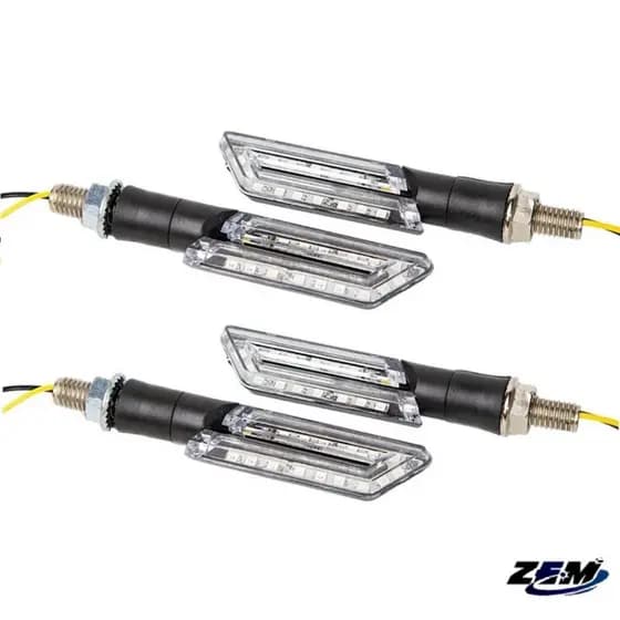 Kit Setas Pisca Led Moto Esportivo Slim Cb 300 Xtz 125 250 Xre 300 Hornet Envio imediato