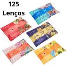 Kit 5 Lenços Umedecidos Demaquilantes c/ 25 unidades cada.