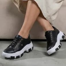 tênis casual feminino plataforma mais vendido super confortavel