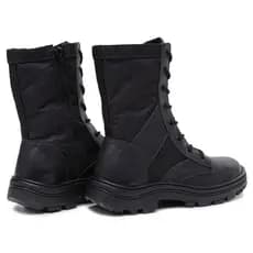 Bota Coturno Militar Preto com Solado Antiderrapante para Segurança