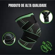 Joelheira Estabilizadora De Compressão 360º - Ortopédica Articulada Musculação Basquete Esportiva UNIDADE