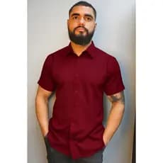 Camisa Manga Curta Slim Gola Tradicional, Garantindo Qualidade Diretamente do Fabricante