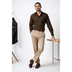 Camisete Masculina Manga Longa Sem Bolço Para Trabalho ,Eventos,Casamento,Igreja Nao Amarrota Com Facilidade