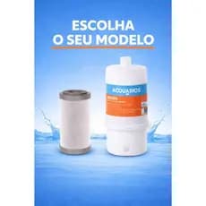 Refil Filtro Agua Acquabios AB200 Carbon Block Purificador Caixa Agua