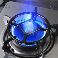 [LongSH] 1 Pc Cozinha DIY Acessórios Wok Pan Suporte Rack Pequeno Fogão Queimadores Auxiliar Gás Inferior Redondo Novo