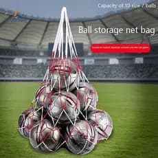 [LongSH] Bolsa De Rede Portátil Para Transporte De Bolas , Vôlei , Durável , Padrão , Corda De Nylon , Bola , Linha , Fu