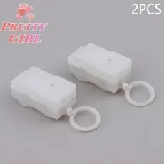 [Pretty ggirl] 2 Peças DIY Acessórios De Pelúcia Plástico Bebê Puxando Cauda Anel Ferramenta Micro Movimento Puxar Corda