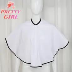 [Pretty ggirl] Ferramentas De Tintura De Cabelo Curto À Prova D'água Salão De Cabeleireiro Barbeiro Capa De Corte Envolt