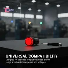Hcc AD16-22DS 22mm Painel De Montagem Indicador Sinal Lâmpada Luz DC 12V 24V 110V 220V 380V Para Máquina-Ferramenta Inst